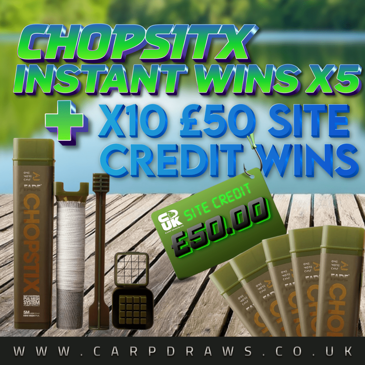 OMC Chopstix Instant Wins x5 + 10x £50 Site Credit Wins 🔥 MEGA ODDS🔥