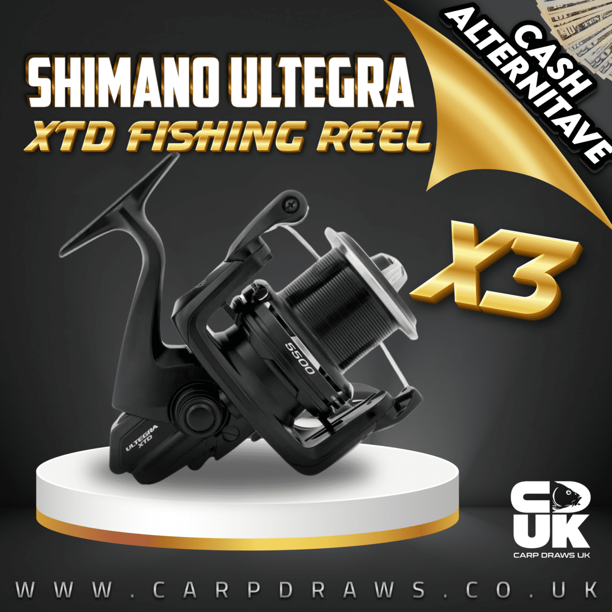 Shimano Ultegra XTD Fishing Reel x 3