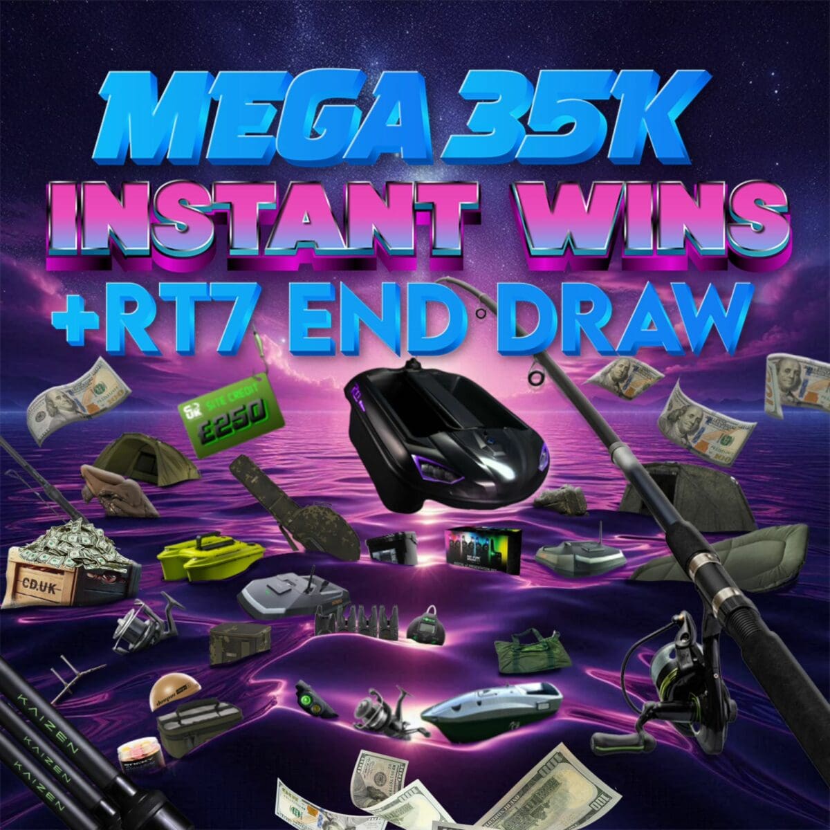 £35k INSTANT WINS + RT7 End Draw