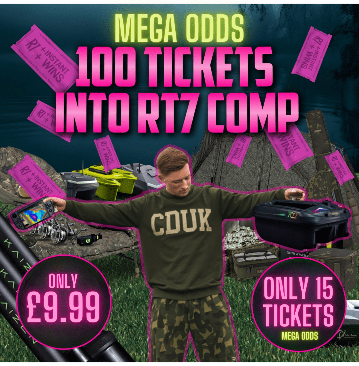 MEGA ODDS - 100 tickets into RT7 Comp