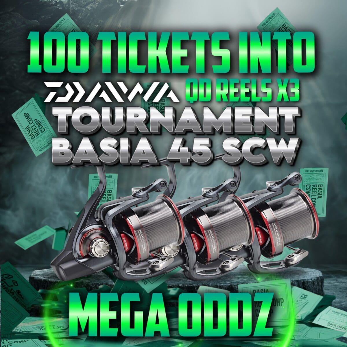 100 TICKETS INTO THE BASIA DRAW (MEGA-ODDS)