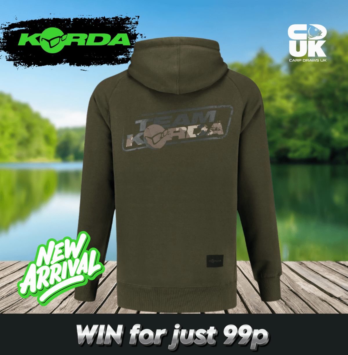 NEW Team Korda Hoodie
