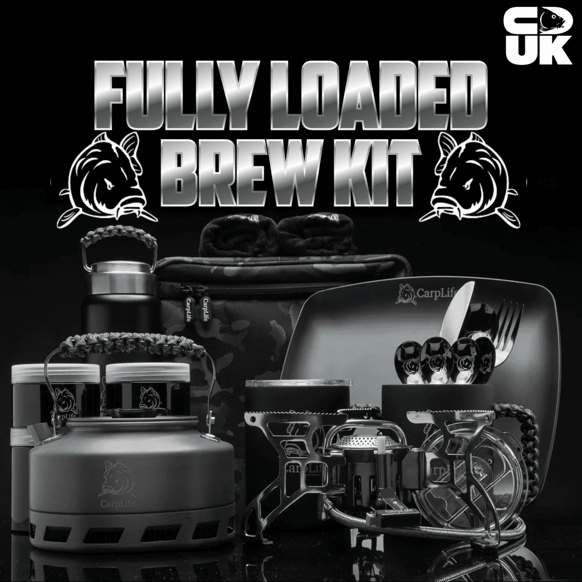 Carp Life Fully Loaded Eclipse Camo Brew kit