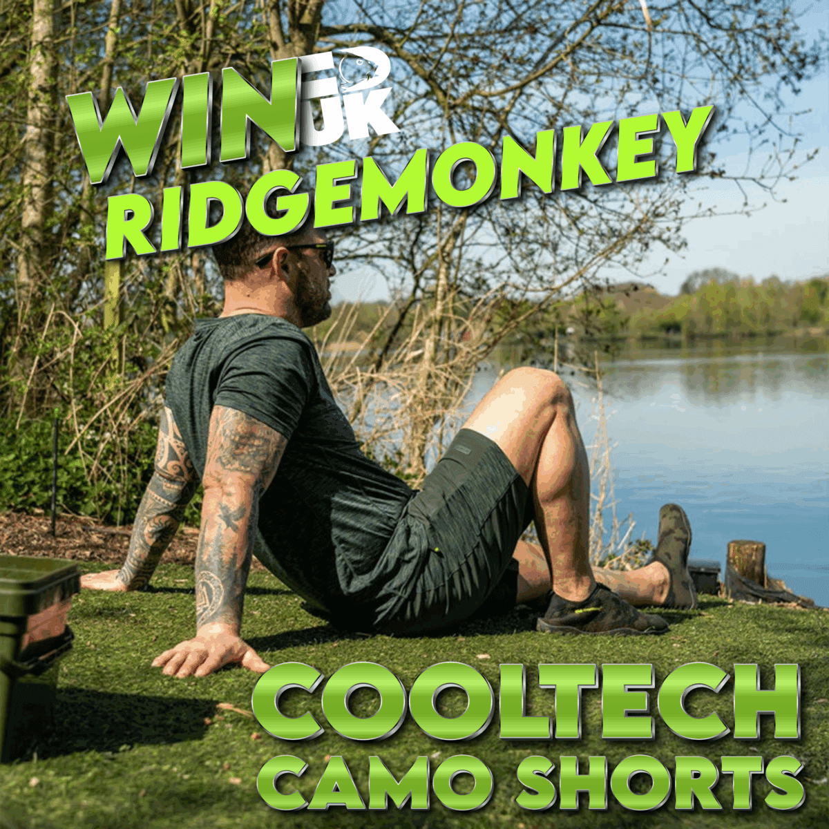 RIDGEMONKEY - APEAREL COOLTECH CAMO EDITION SHORTS