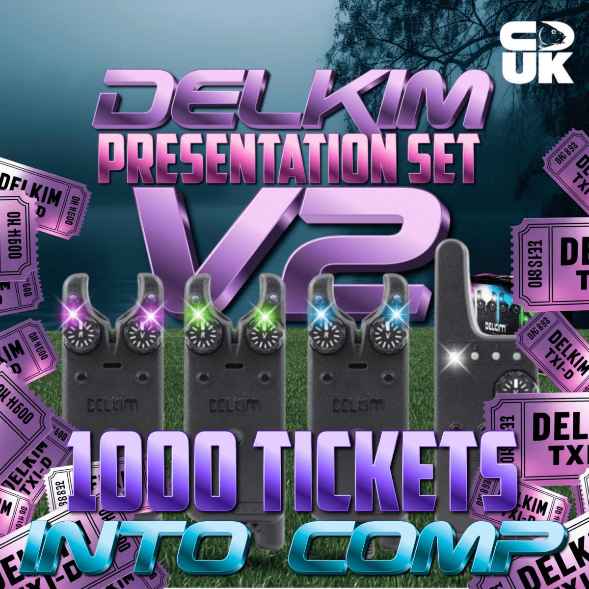 1000 tickets into the Delkim comp
