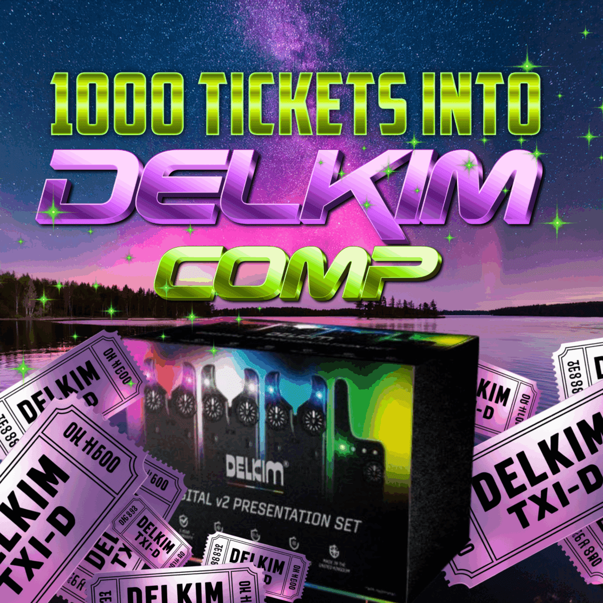 1000 tickets into the delkim comp