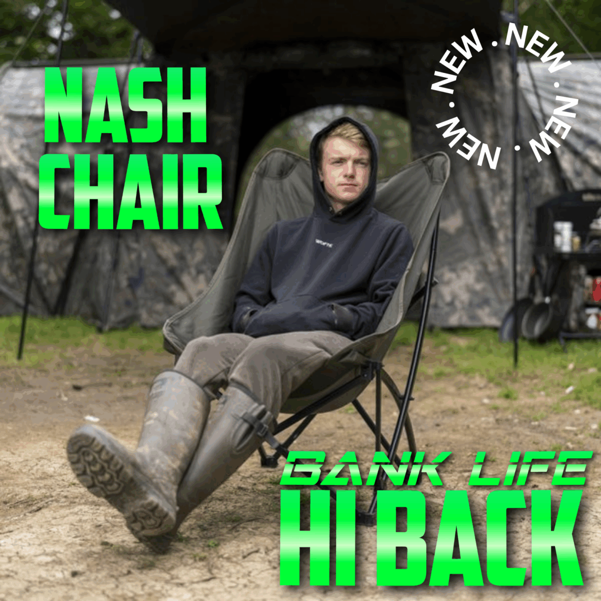 NEW Nash Bank Life Hi-Back Chair