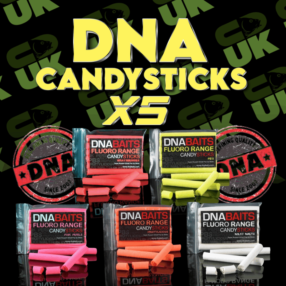 DNA Candysticks Bait (5 packs all colours)