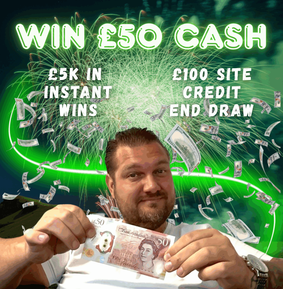 £5K INSTANT WINS + End Draw