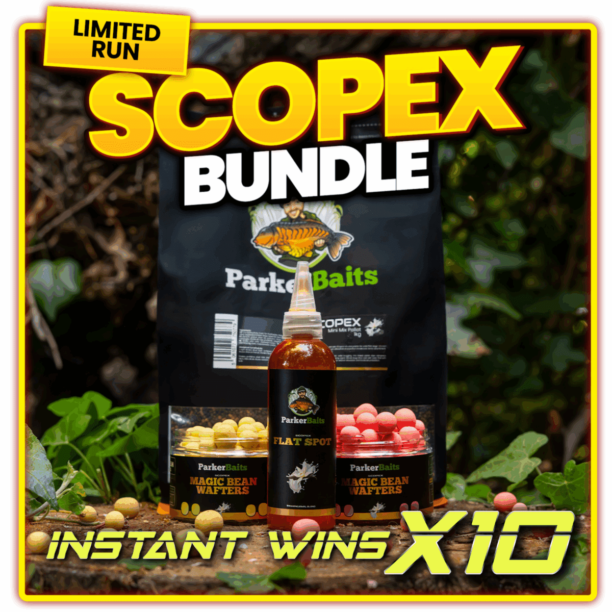Parker Baits Scopex Bundle x10 Instant Wins